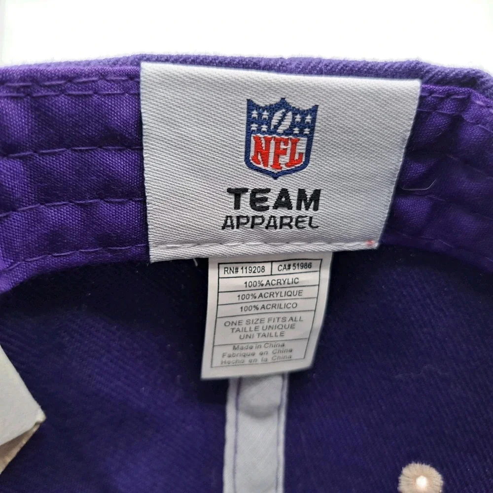 Team Apparel Baltimore Ravens Hat Cap Men Snapback Black Purple NFL Football New